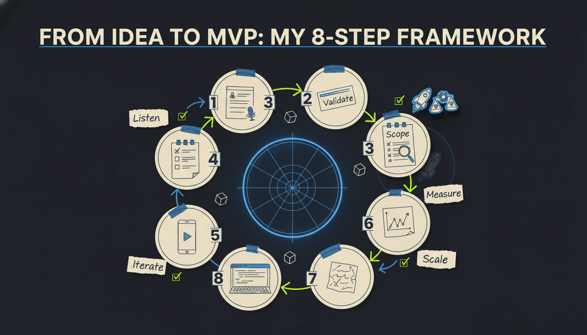 From Idea to MVP: My 8-Step Framework